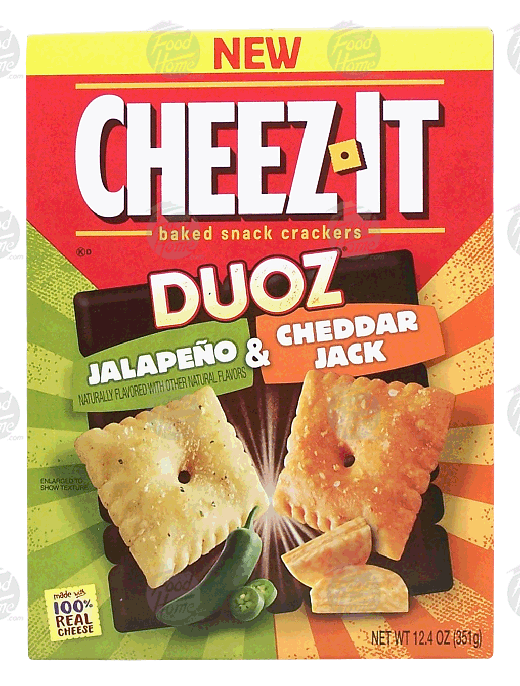 Cheez-it Duoz jalapeno & cheddar jack baked snack crackers Full-Size Picture